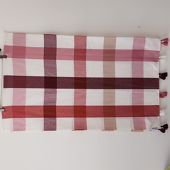 GAP Accessories - GAP Pink Plaid Madras Super Soft Tassels Hem Scarf Wrap Shawl Nwt (23)